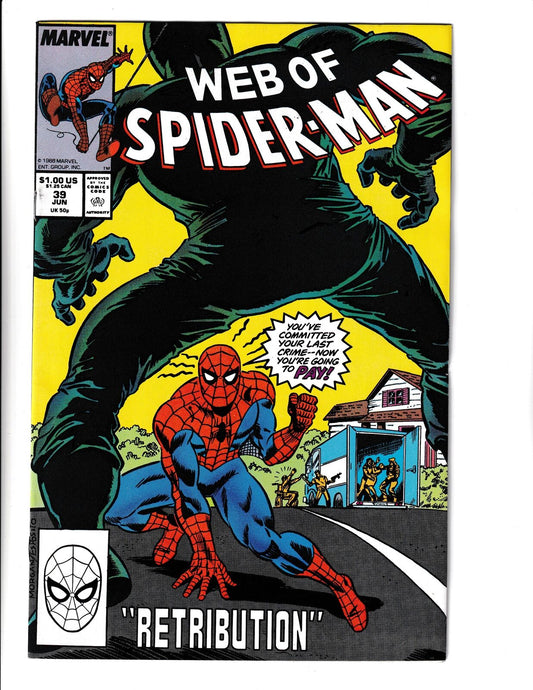 Web of Spider-Man #39 (1988) Marvel Comics