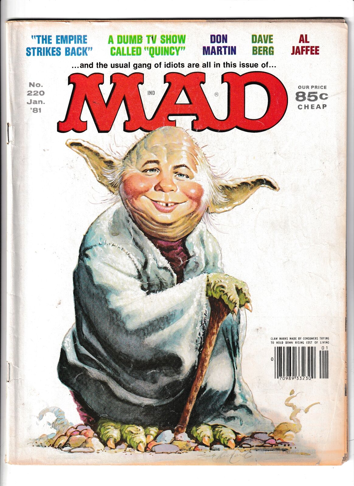 MAD Magazine #220 (1981) E.C. Publications Comics