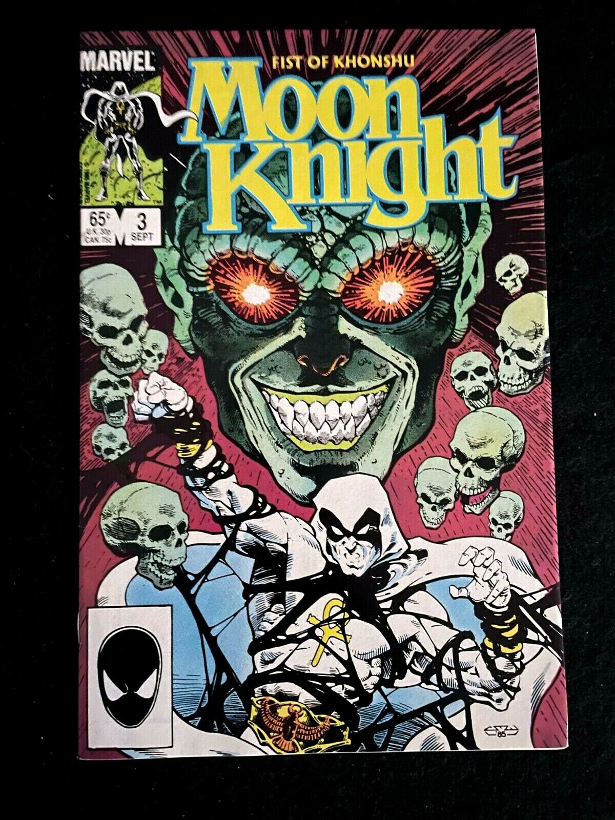 Moon Knight  #3 1985 - HIGH GRADE appearance of Morpheus