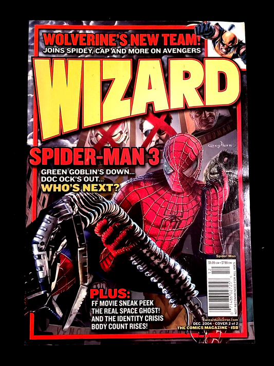 Wizard the Comics Magazine #158 2004 - Spider-Man Cover