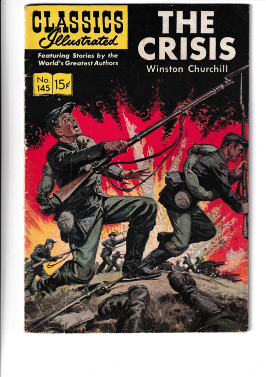 Classics Illustrated #145 #HRN 143 (1958) Winston Churchill Gliberton Comics