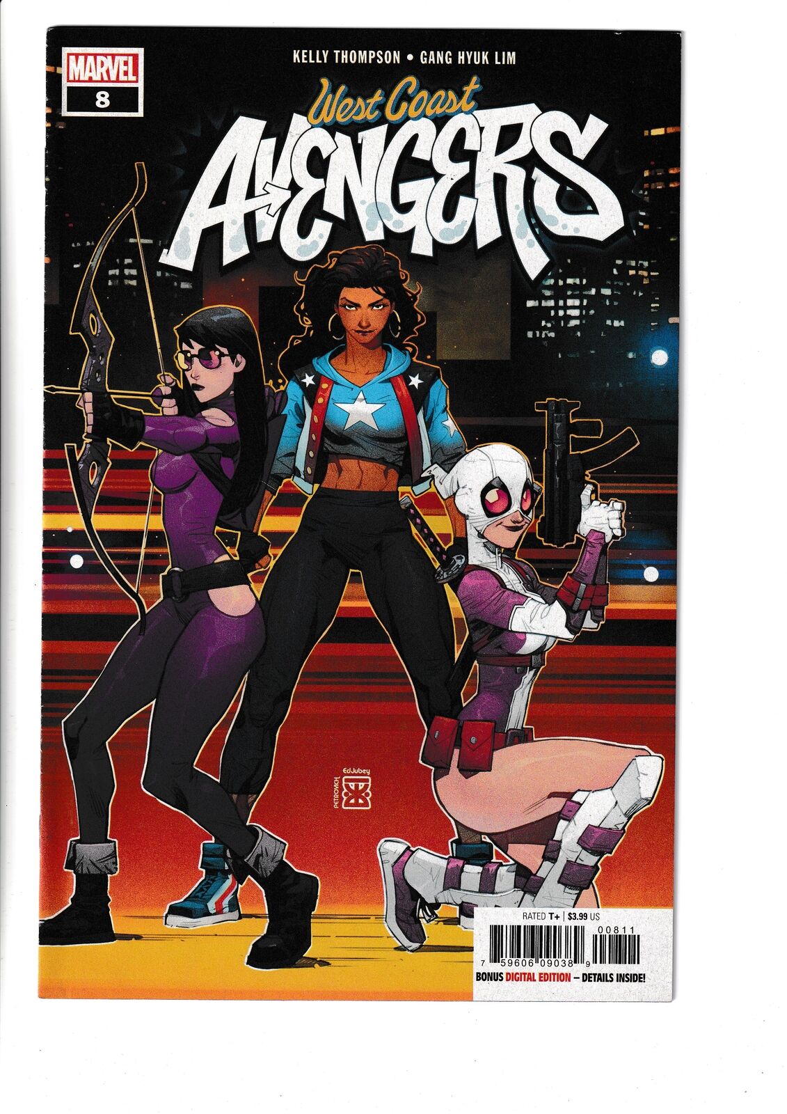 West Coast Avengers #8 (2019) Kate Bishop - 2nd App Jeff Landshark Marvel Comics