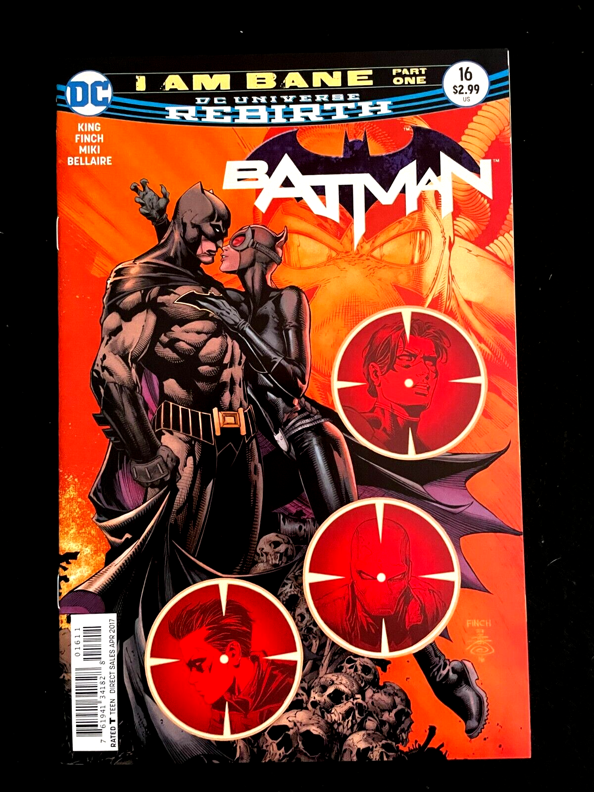 Batman #16 2017 - David Finch Cover - VERY HIGH GRADE