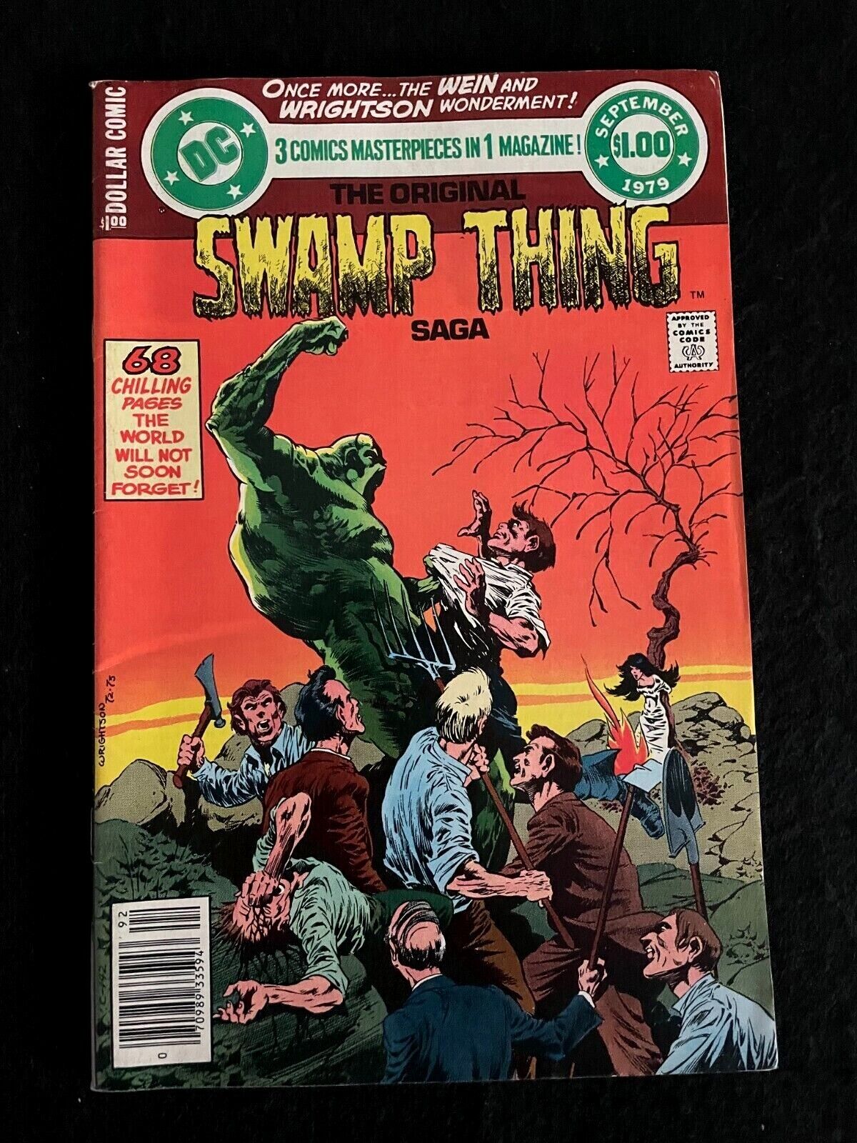 DC Special Series #17 1979 - Swamp Thing Saga 68 pages - 3 comics in 1