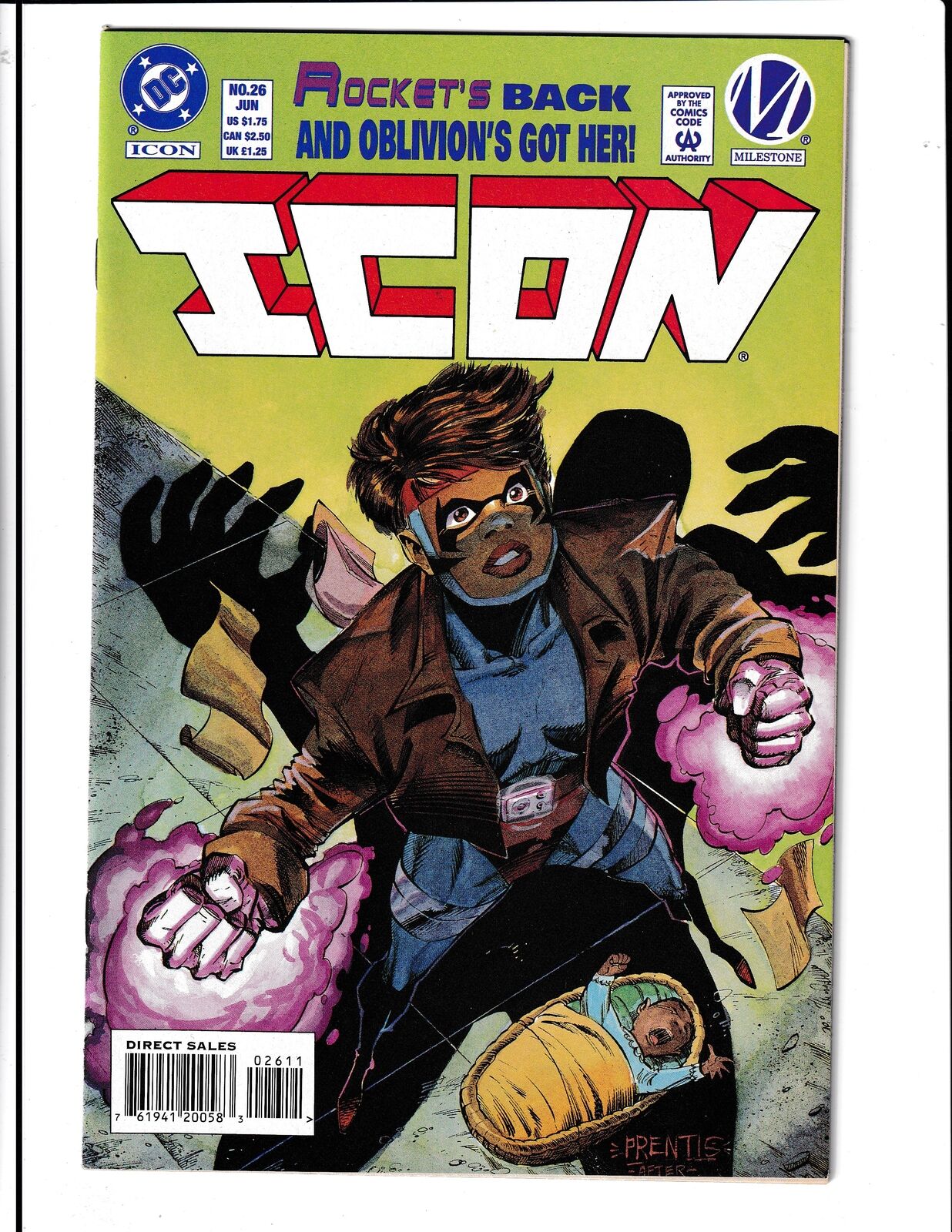 Icon #26 (1995) HIGH GRADE DC/Milestone Comics