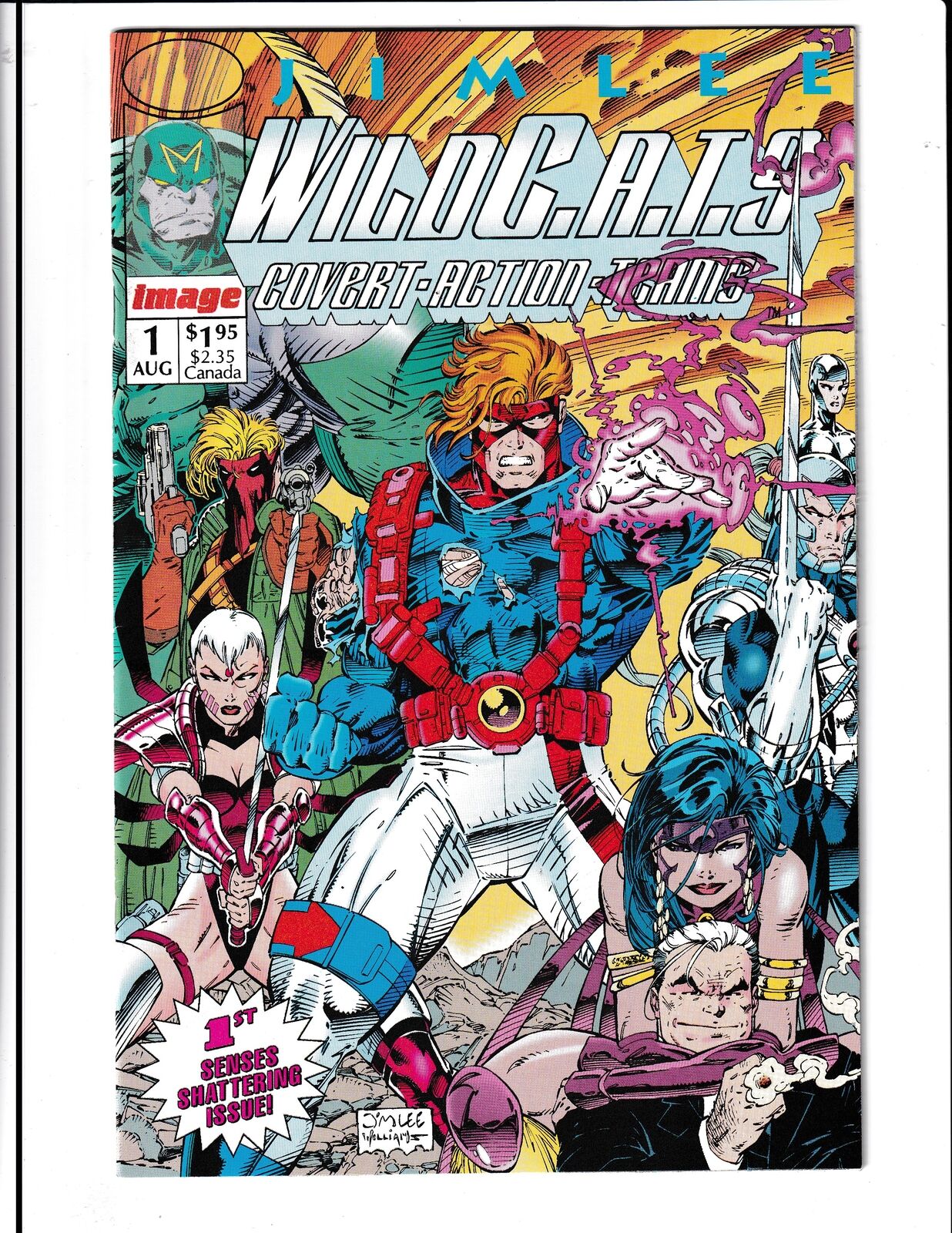 WildC.A.T.S #1 (1992) Covert Teams 1st Appearance of WildC.A.T.S. Image Comics