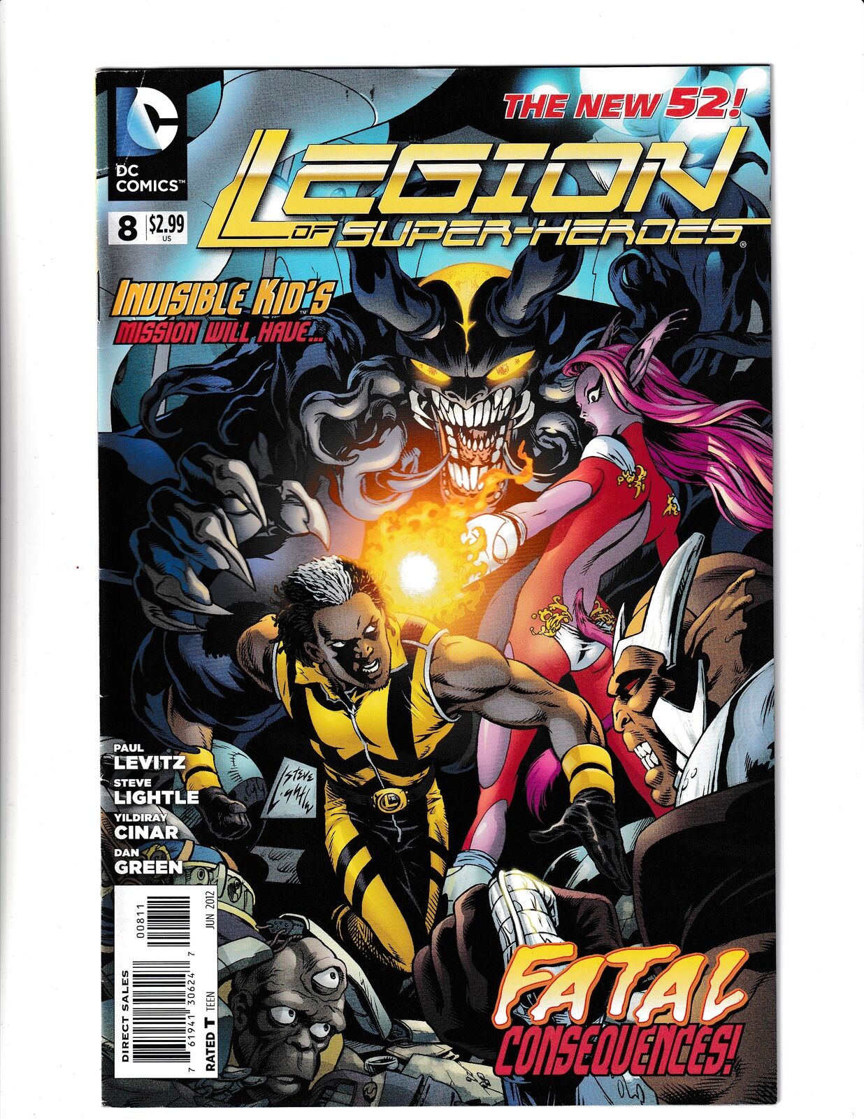 Legion of Super-Heroes #8 (2012) DC Comics