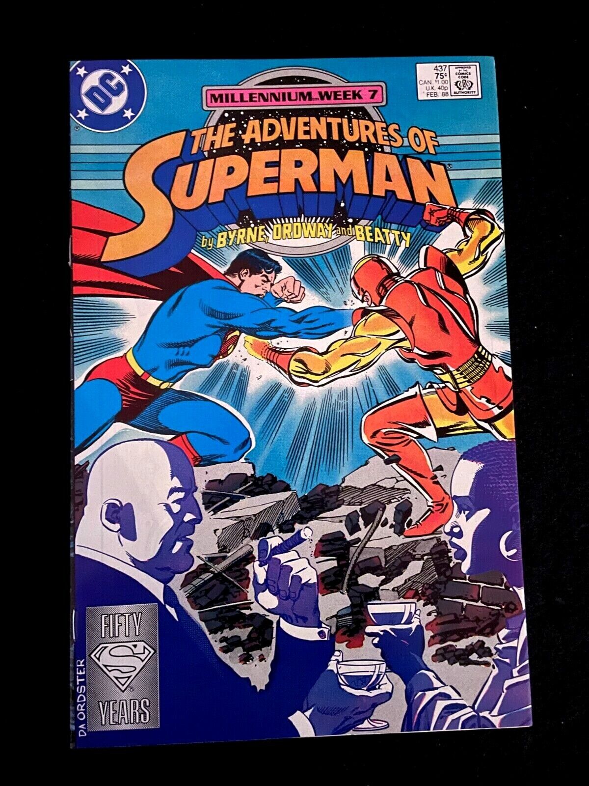 Adventure of Superman #437 1988 - VERY HIGH GRADE