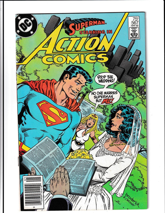 Action Comics #567 (1985) Newsstand DC Comics