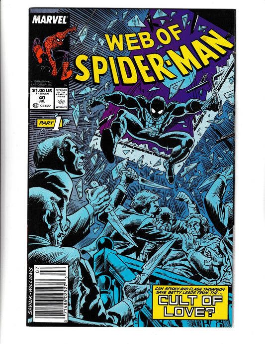 Web of Spider-Man #40 (1988) Marvel Comics