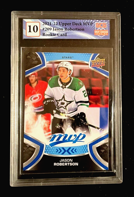 2021-22 Upper Deck MVP  Jason Robertson #209  GCG GEM MINT 10.0