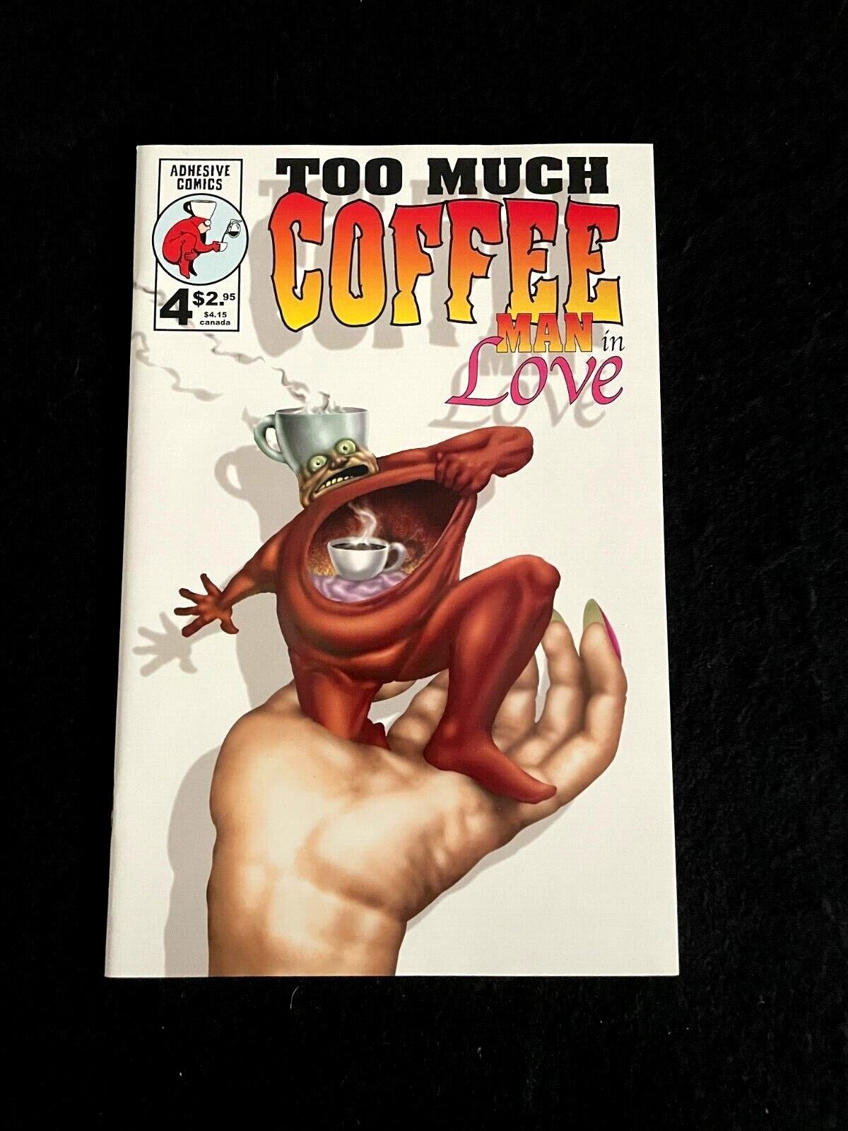 Too Much Coffee Man #4 1998 - Third Print - VERY HIGH GRADE