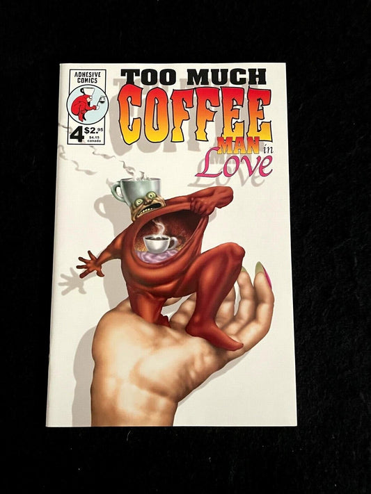 Too Much Coffee Man #4 1998 - Third Print - VERY HIGH GRADE