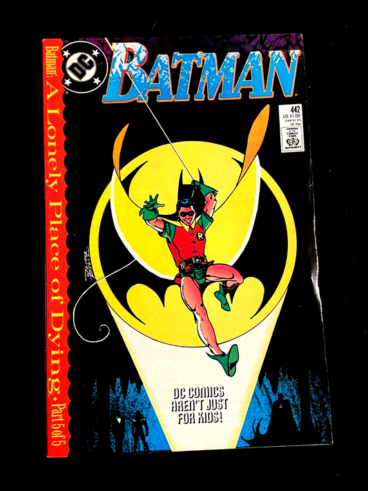 Batman #442 1989 -  1ST Appearance of Tim Drake in Robin suit