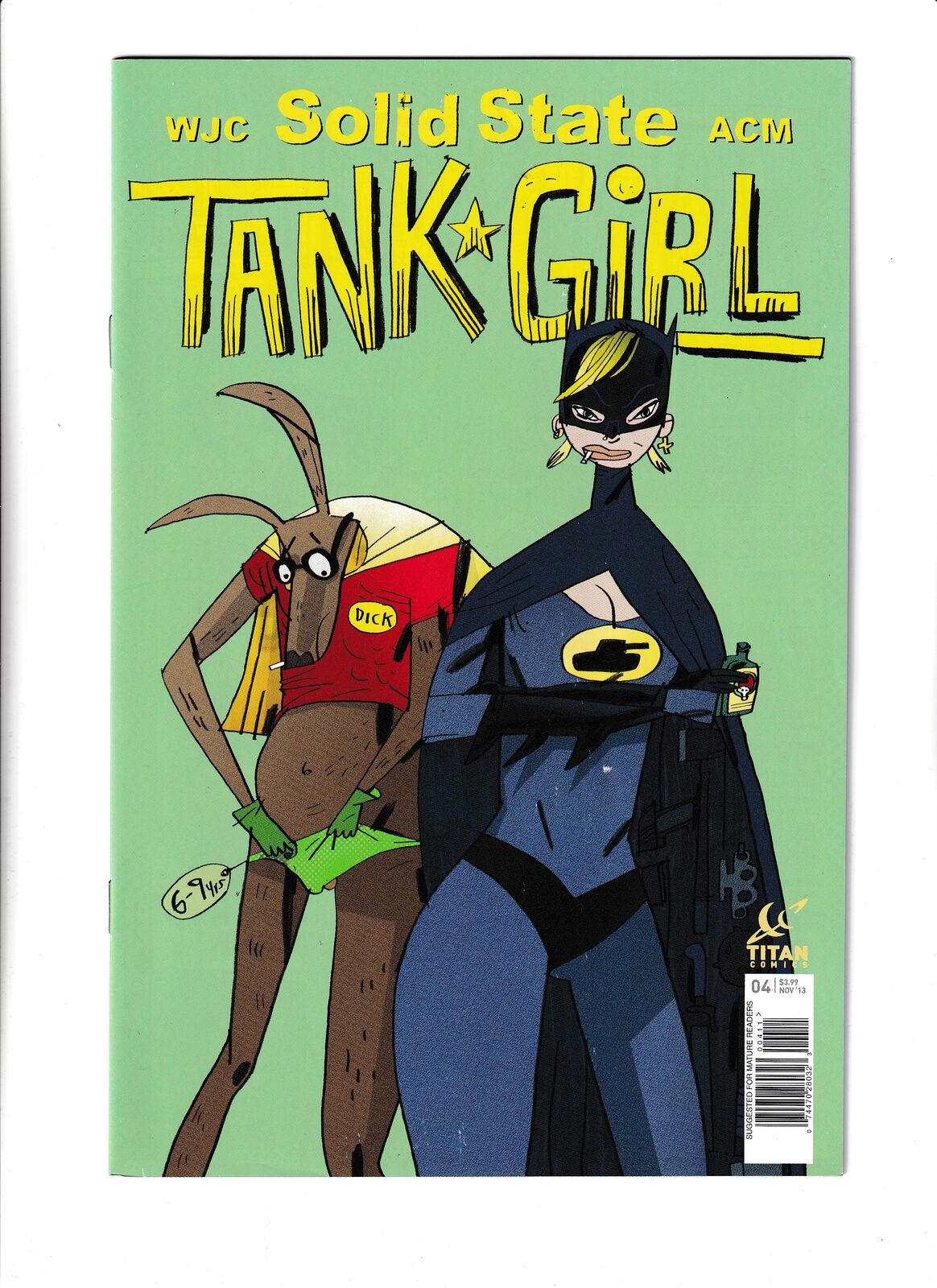 Solid State: Tank Girl #4 (2013) LAST ISSUE Titan Comics