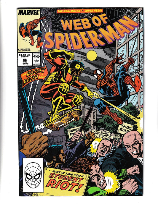 Web of Spider-Man #56 (1989) Marvel Comics