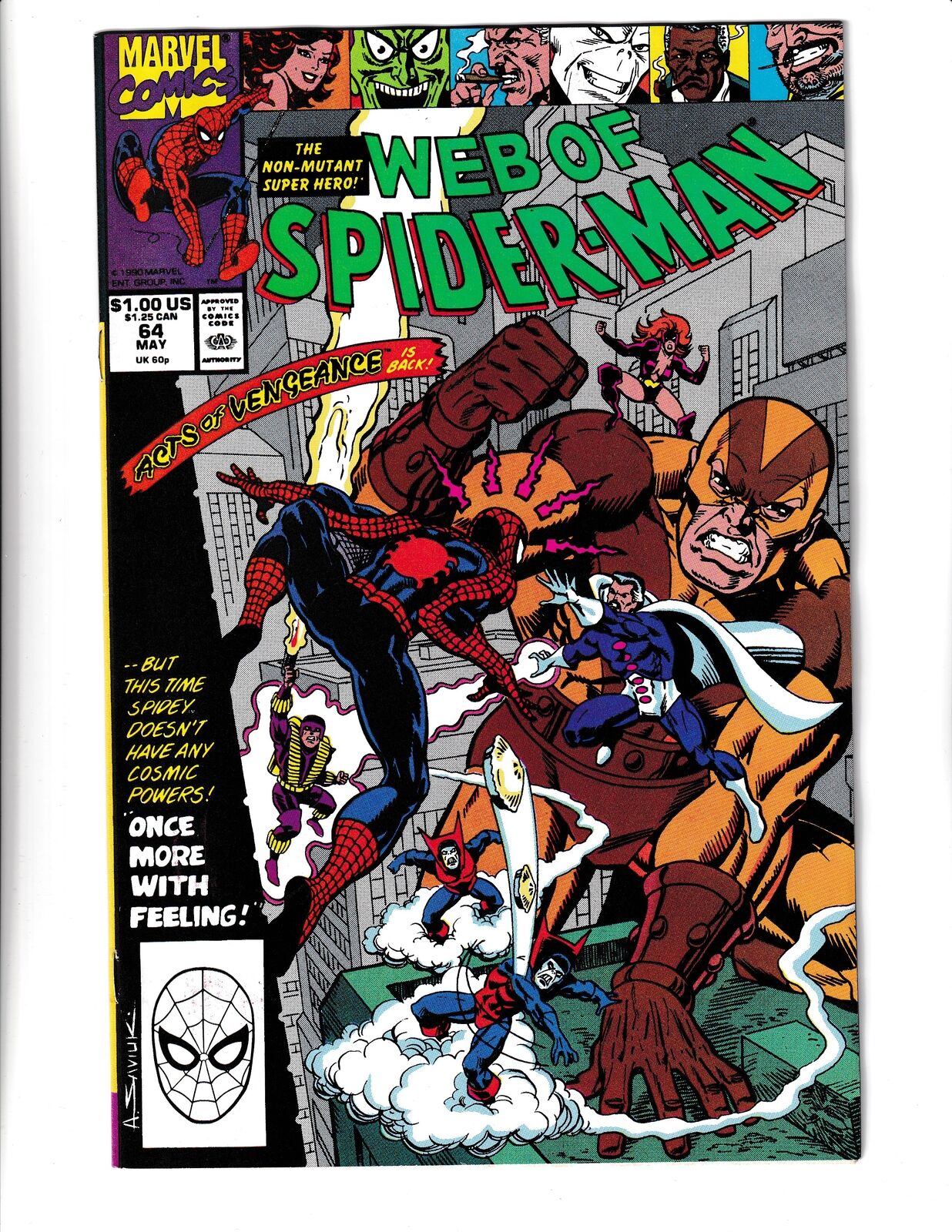 Web of Spider-Man #64 (1990) Marvel Comics