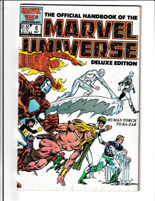 Official Handbook of the Marvel Universe #6 (1986) Marvel Comics