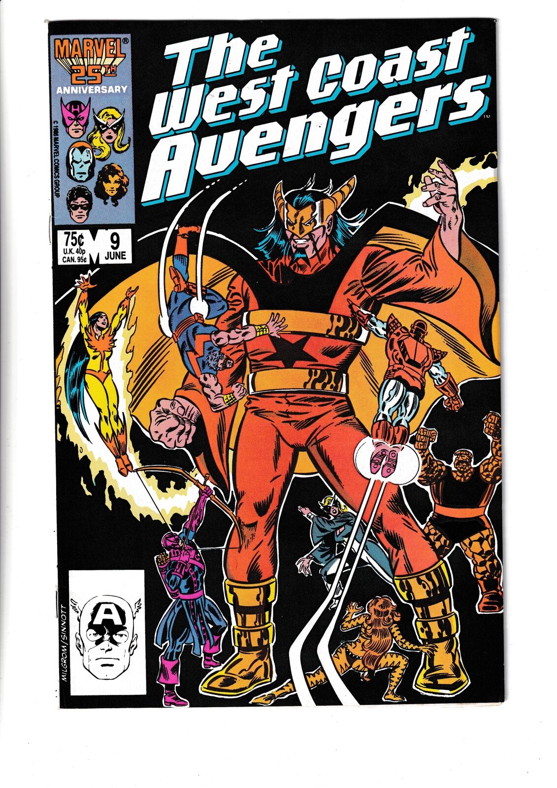 West Coast Avengers #9 (1986) Marvel Comics