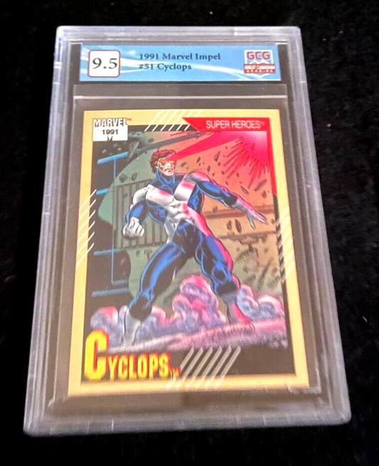 1991 Impel Marvel Universe #51 - Cyclops  GCG 9.5