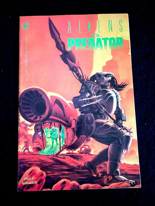 Aliens vs Predator #1 1990 VERY HIGH GRADE - 1st App of  Machiko Noguchi