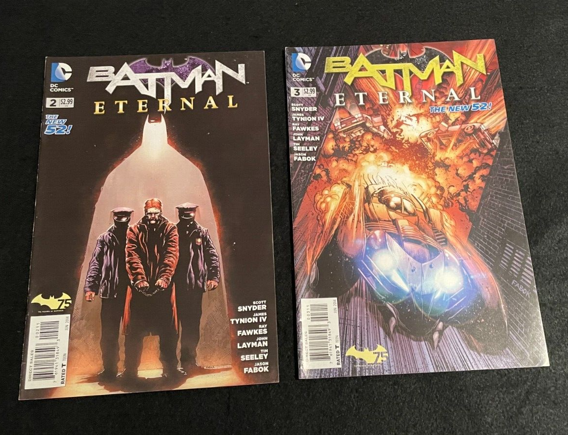 8 issue Run of Batman: Eternal #2-9 2014