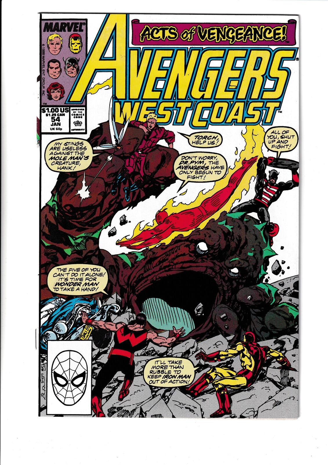 Avengers West Coast #51 (1989) Marvel Comics