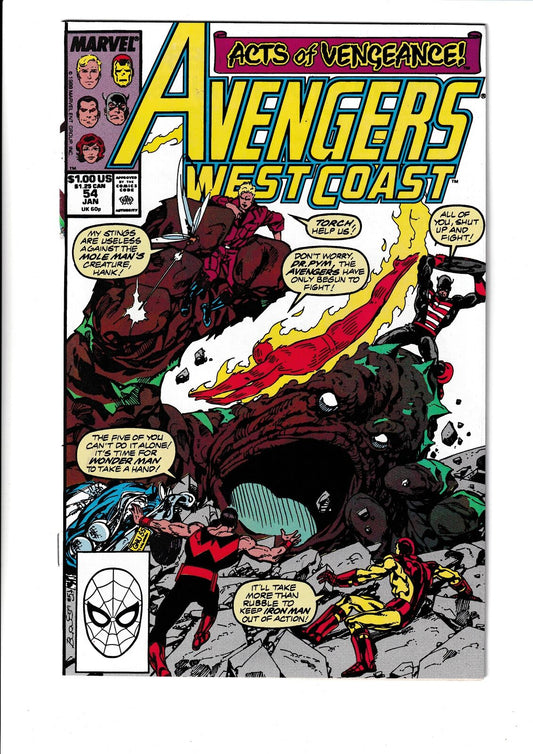 Avengers West Coast #51 (1989) Marvel Comics