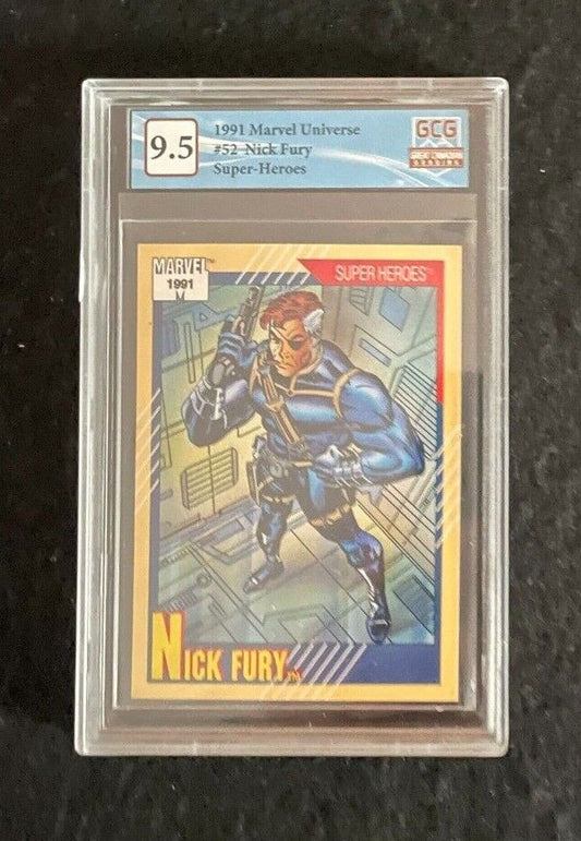 1991 Impel Marvel Universe #52 "Nick Fury" GCG 9.5 *Not PSA*