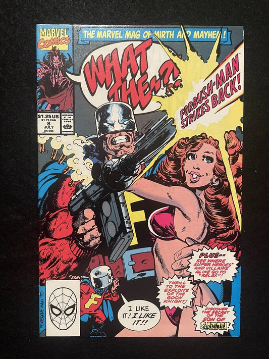 What The?? #8 "Forbush-Man Strikes Back" (1990) HIGH GRADE Marvel Comics