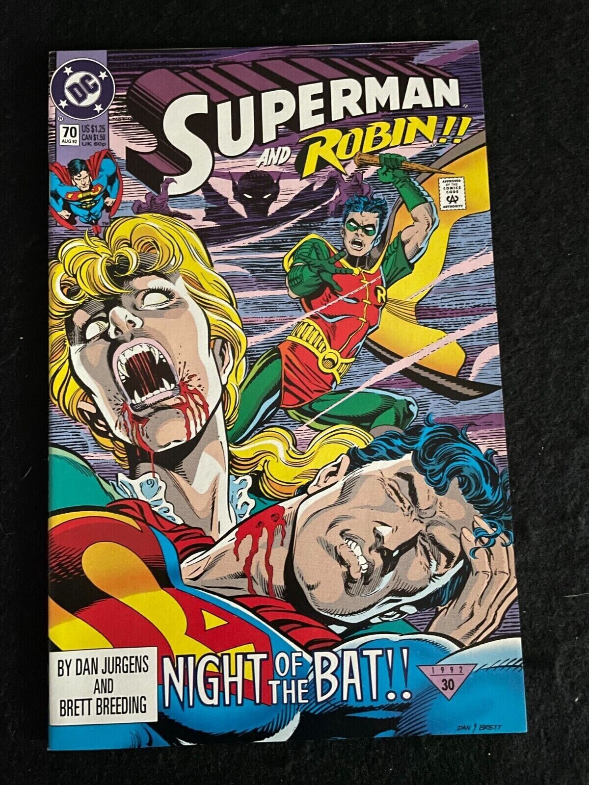 Superman #70 1992 - VERY HIGH GRADE