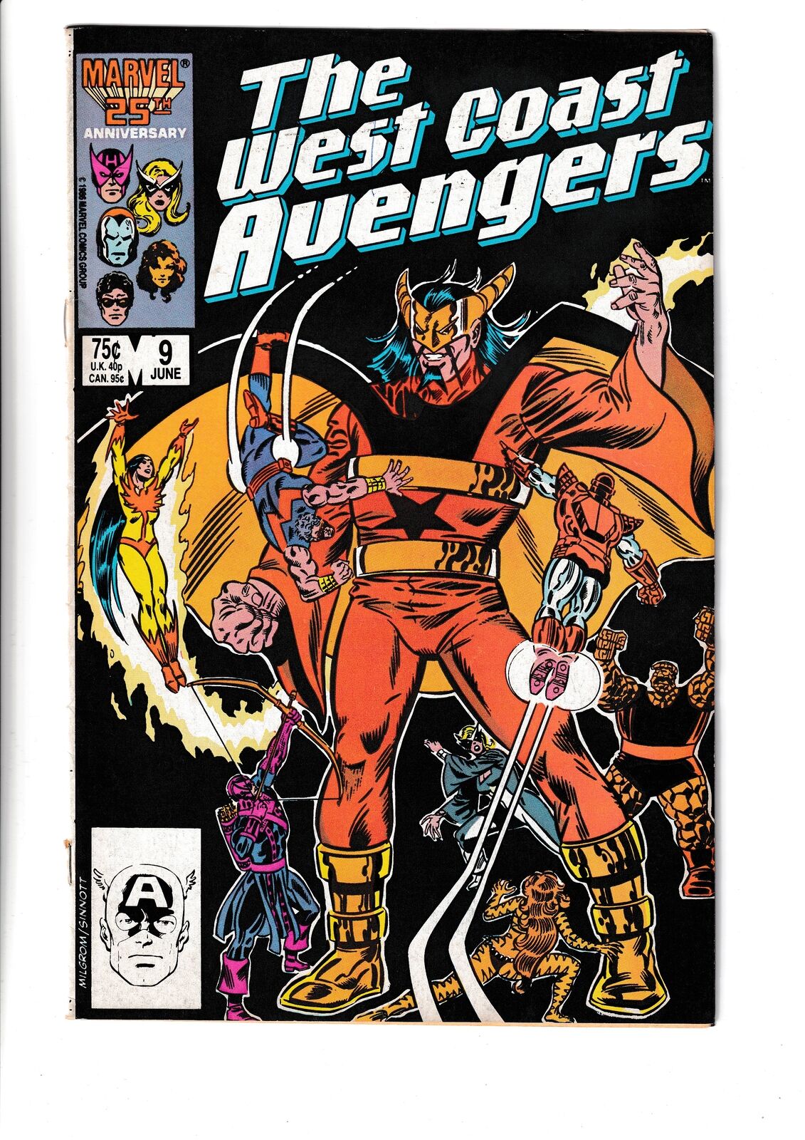 West Coast Avengers #9 (1986) Marvel Comics