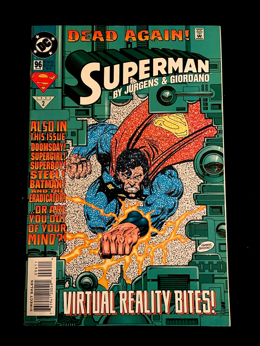 Superman #96 1995 - Mindscape- VERY HIGH GRADE