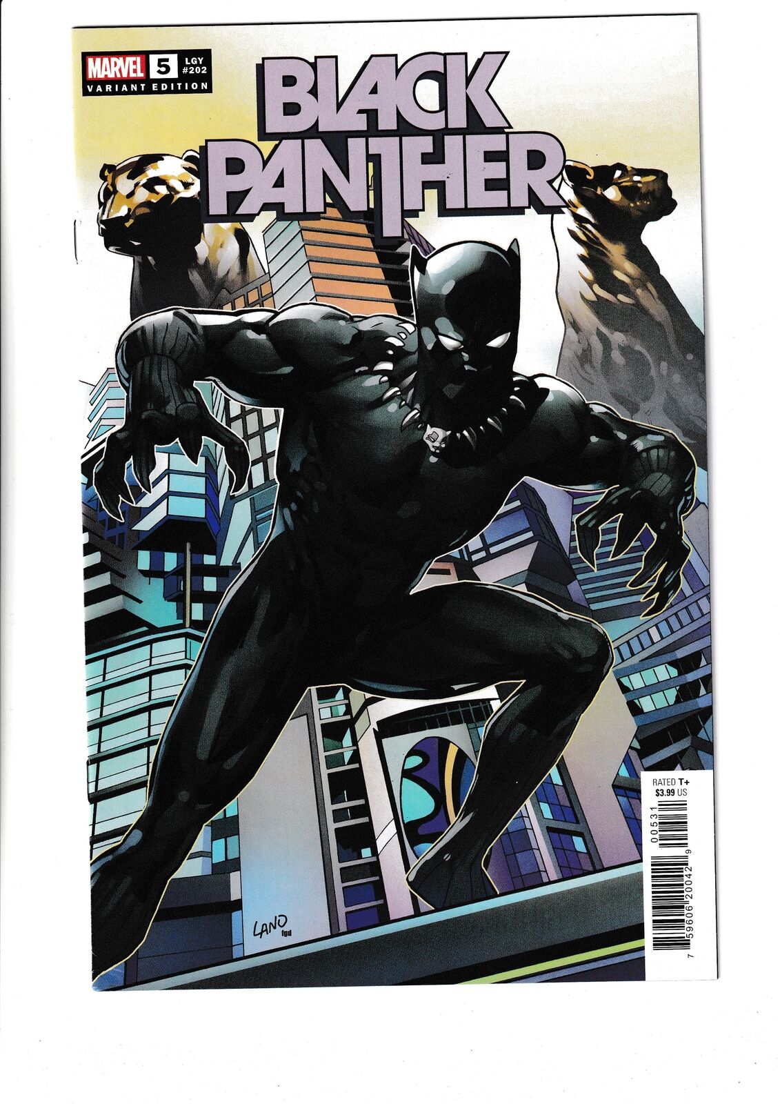 Black Panther #5C (2022) Greg Land Variant Marvel Comics