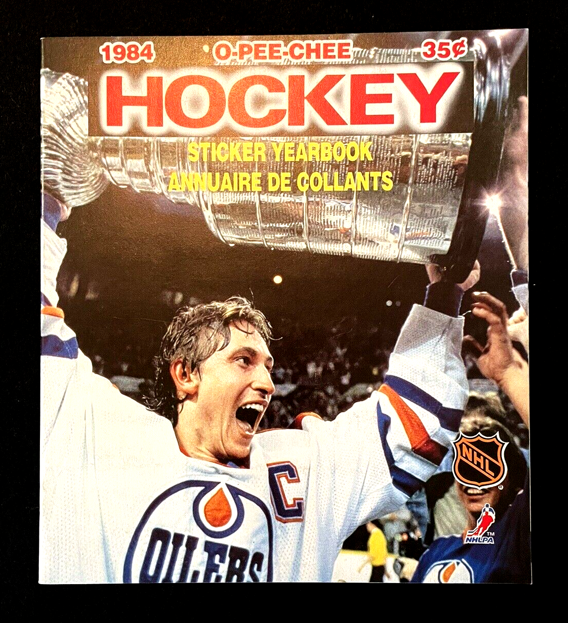 1983 OPC NHL Sticker Album - Gretzky on Front and Back Cover - Unused