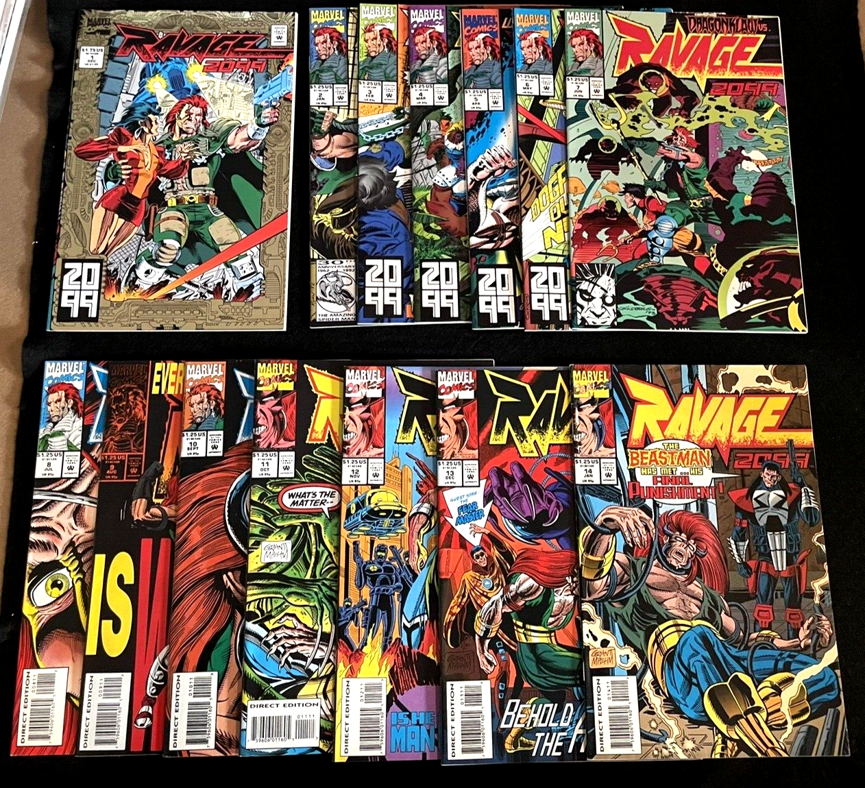 Ravage 2099 Run of 15 #1-15 1992 - HIGH GRADE