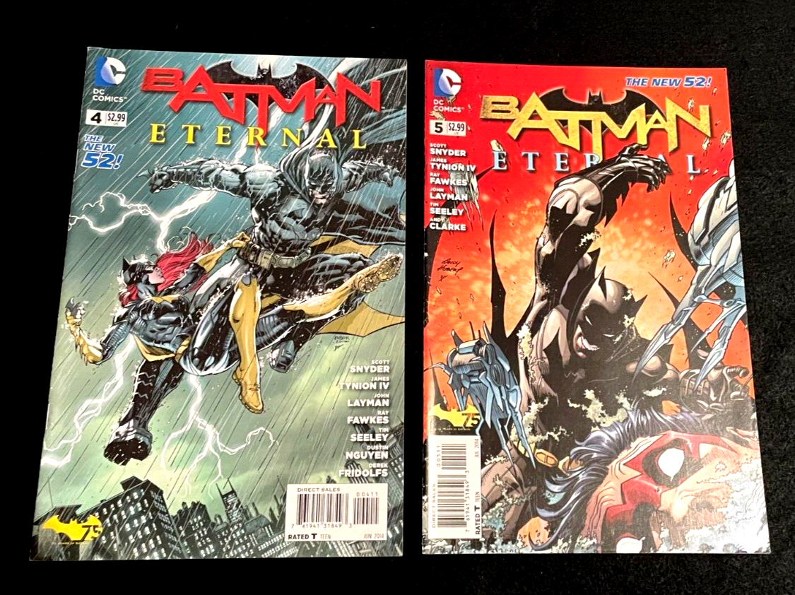 8 issue Run of Batman: Eternal #2-9 2014