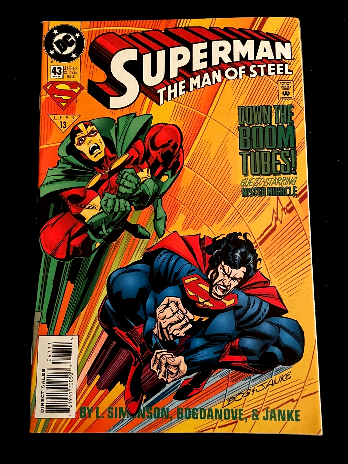 Superman: The Man of Steel #43  1995 - VERY HIGH GRADE