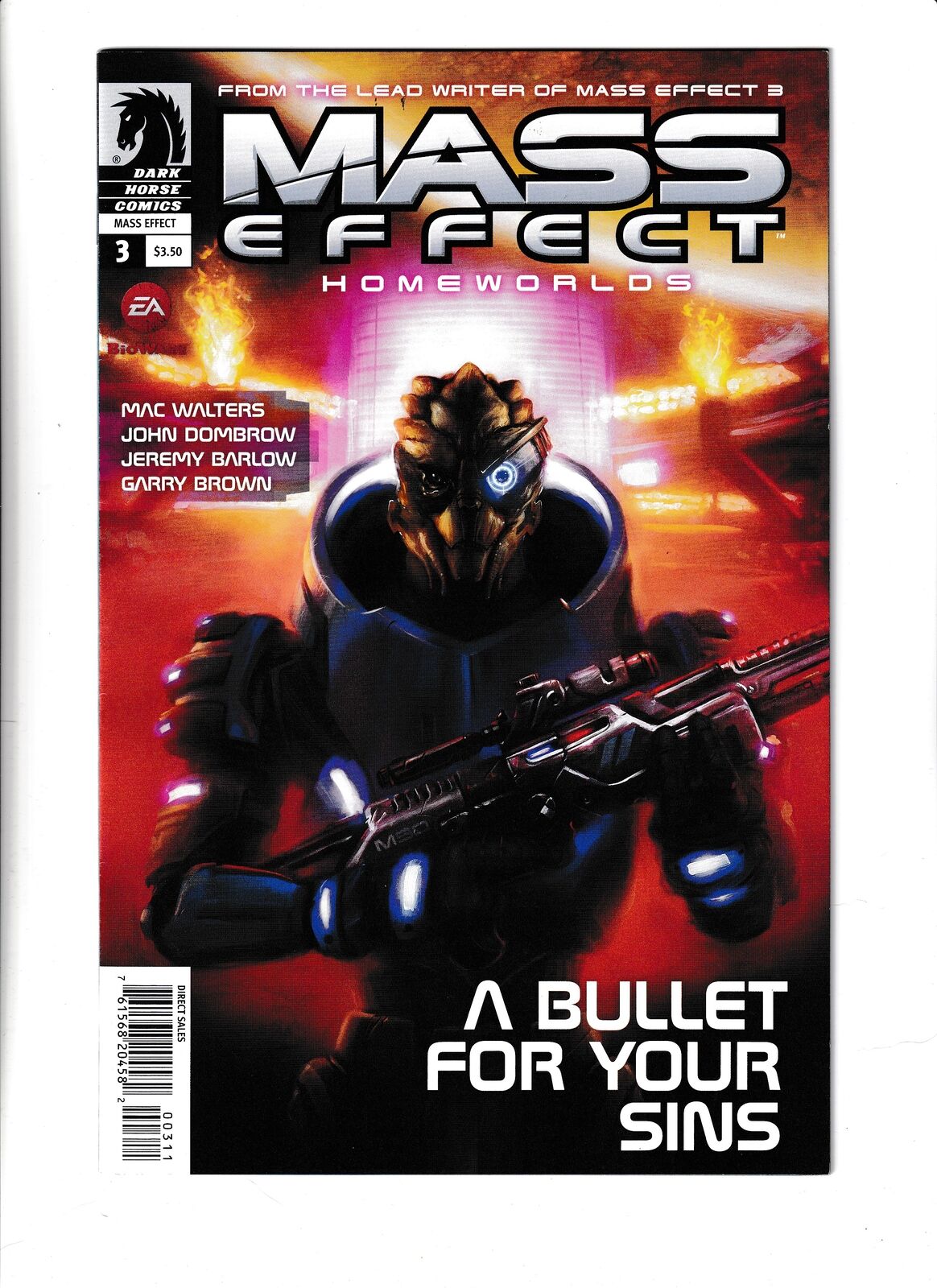 Mass Effect Homeworlds #3 (2012) Dark Horse Comics