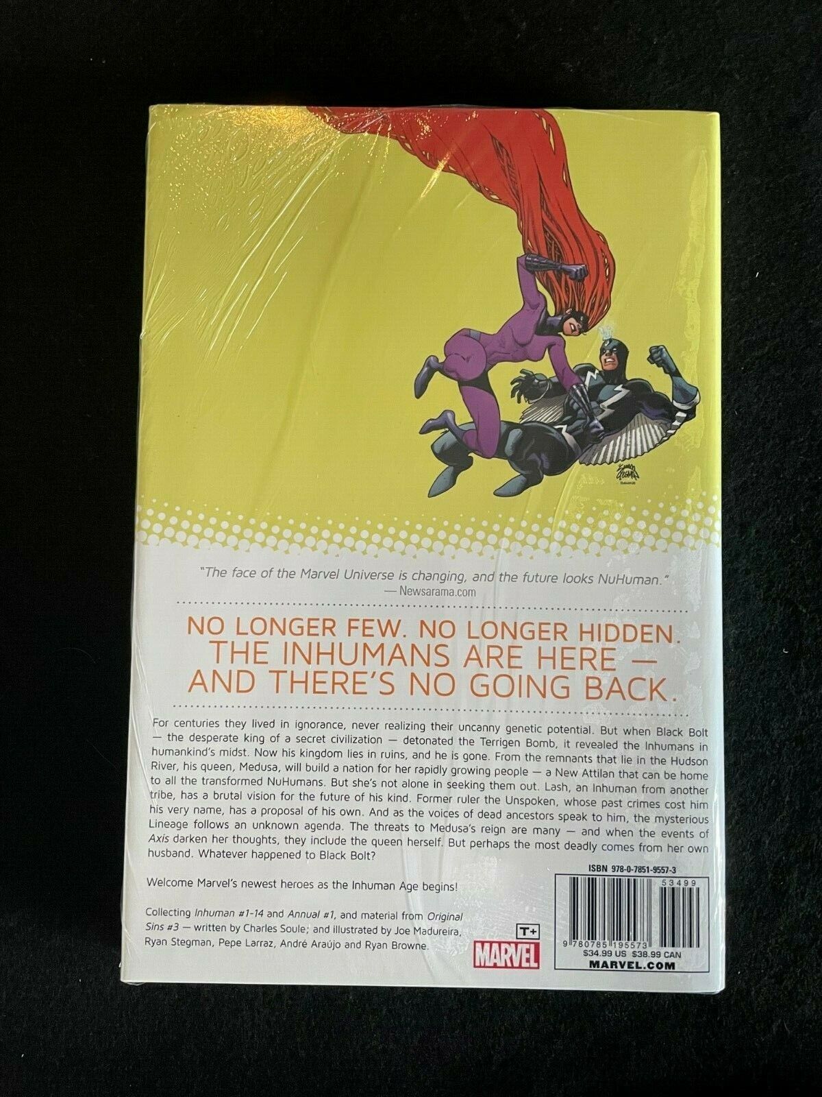 Inhuman HARDCOVER Book #1 NEW SEALED Marvel Comics 2016