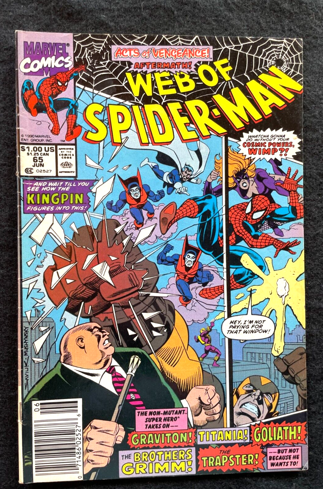 Web of Spider-Man #65 1990 -