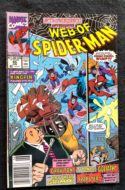 Web of Spider-Man #65 1990 -