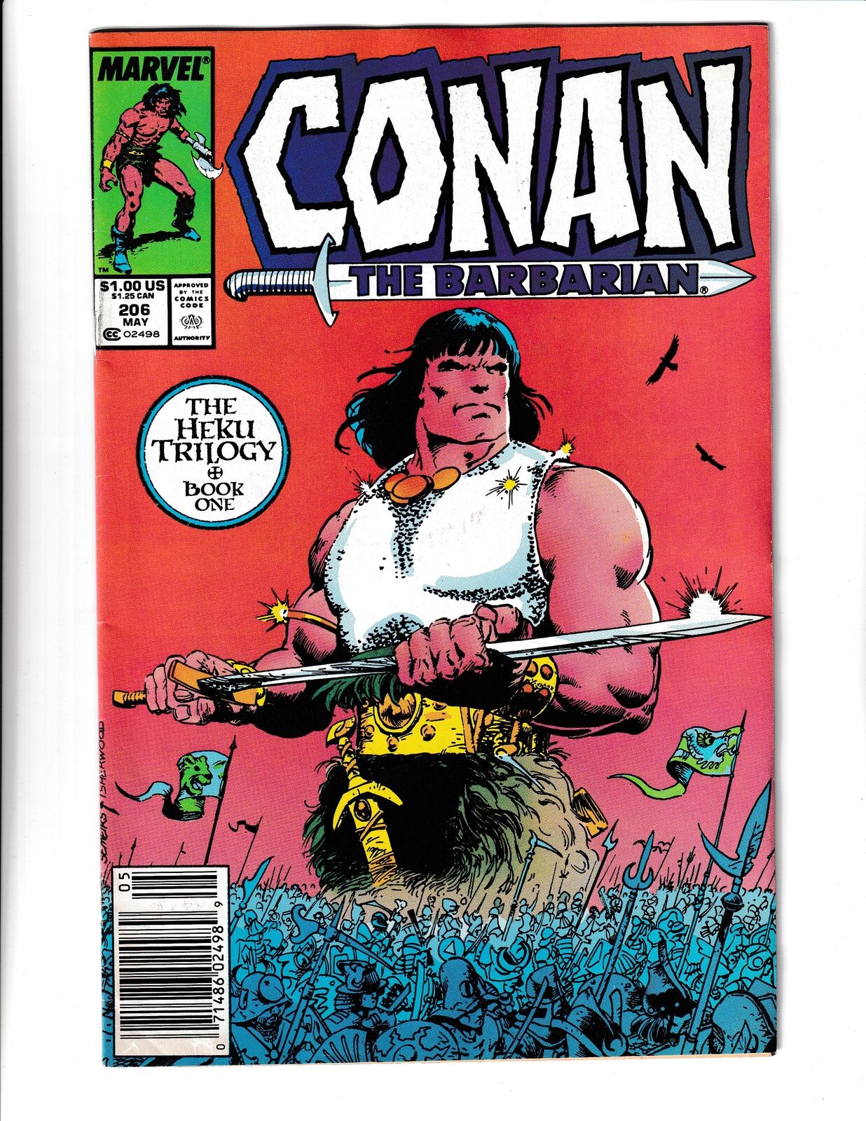 Conan the Barbarian #206 (1988) Marvel Comics