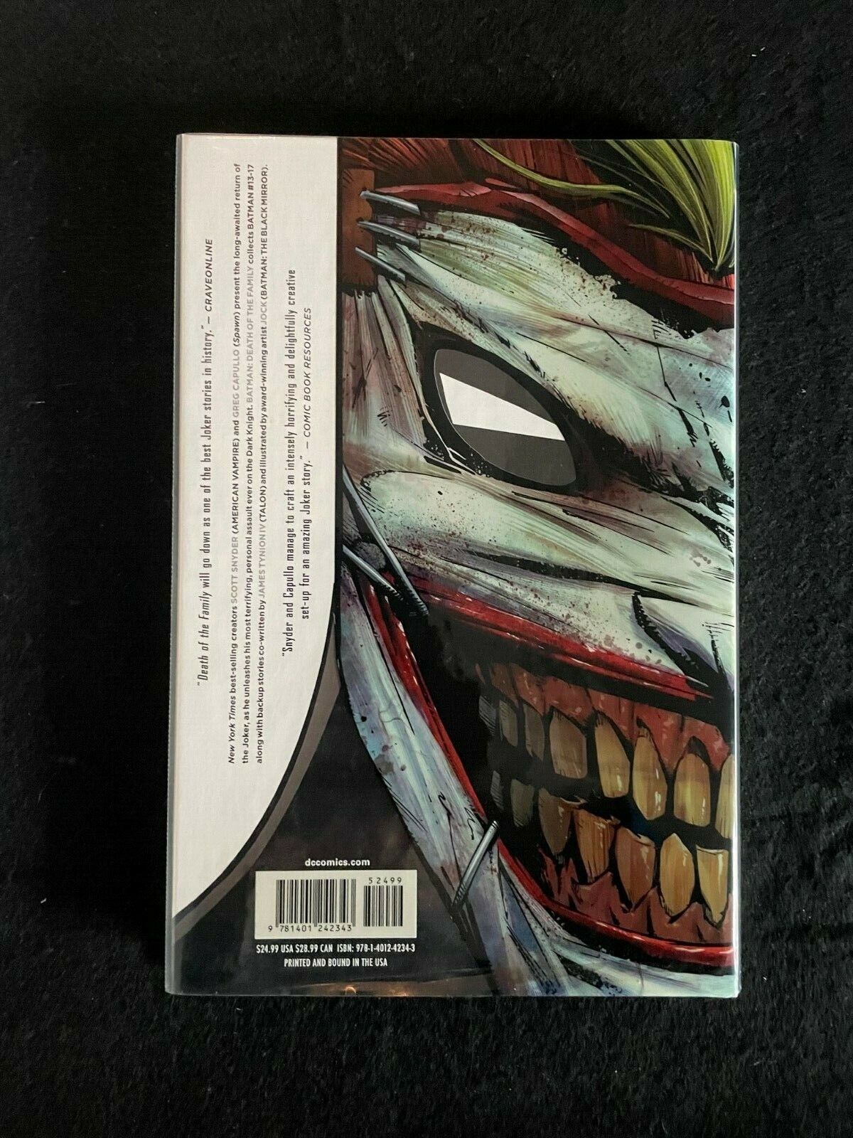 Batman HARDCOVER Book #3 "Death of the Family" LIKE NEW DC Comics 2013