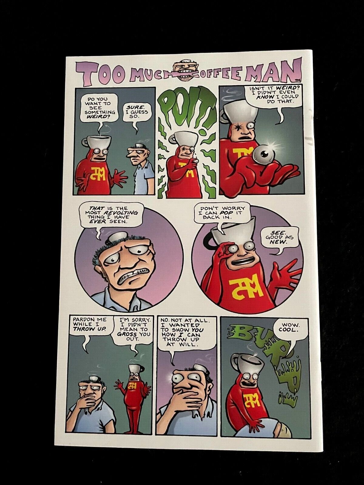 Too Much Coffee Man #4 1998 - Third Print - VERY HIGH GRADE