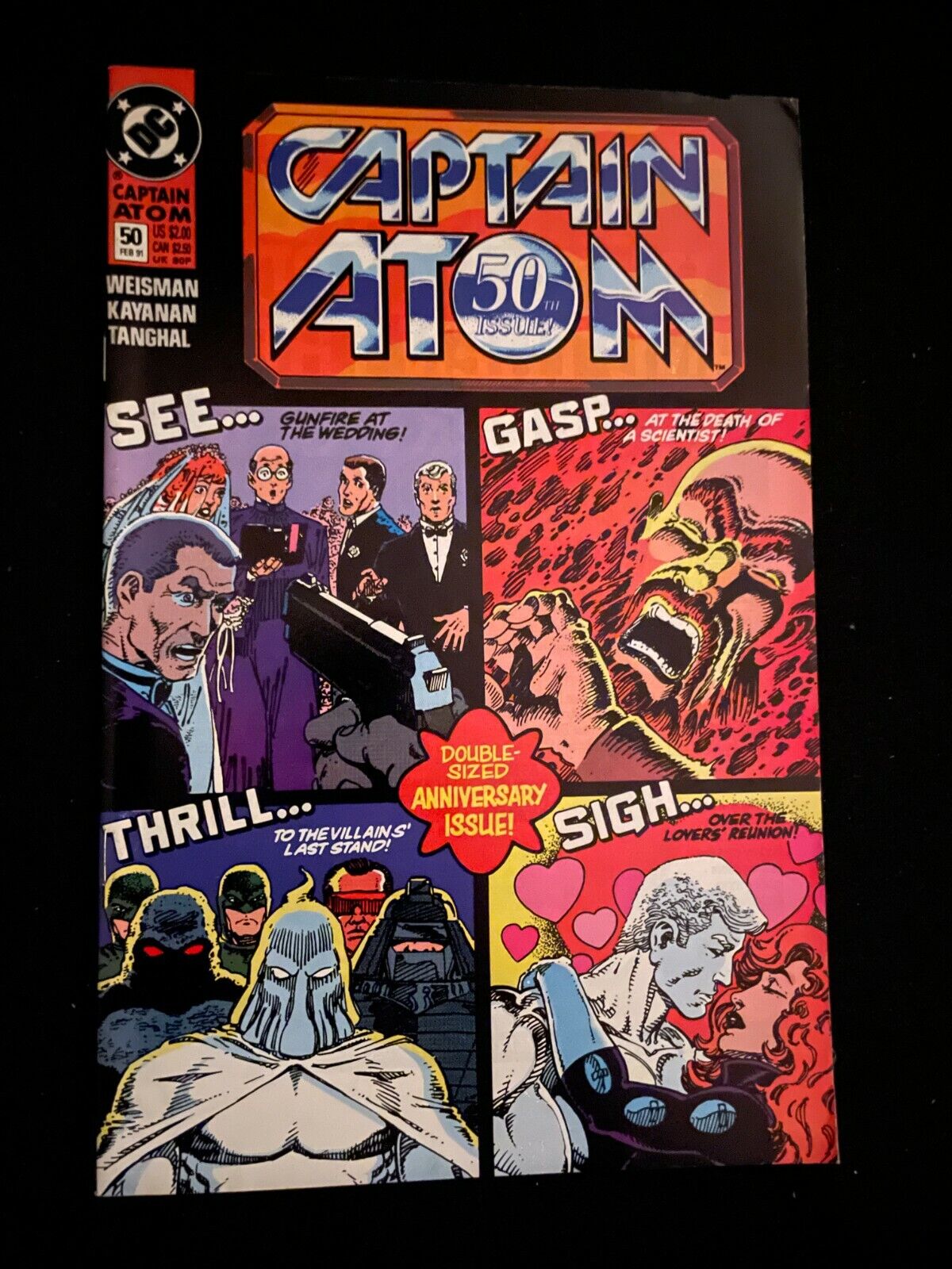 Captain Atom #50 Feb 1991 Double Anniversary Issue