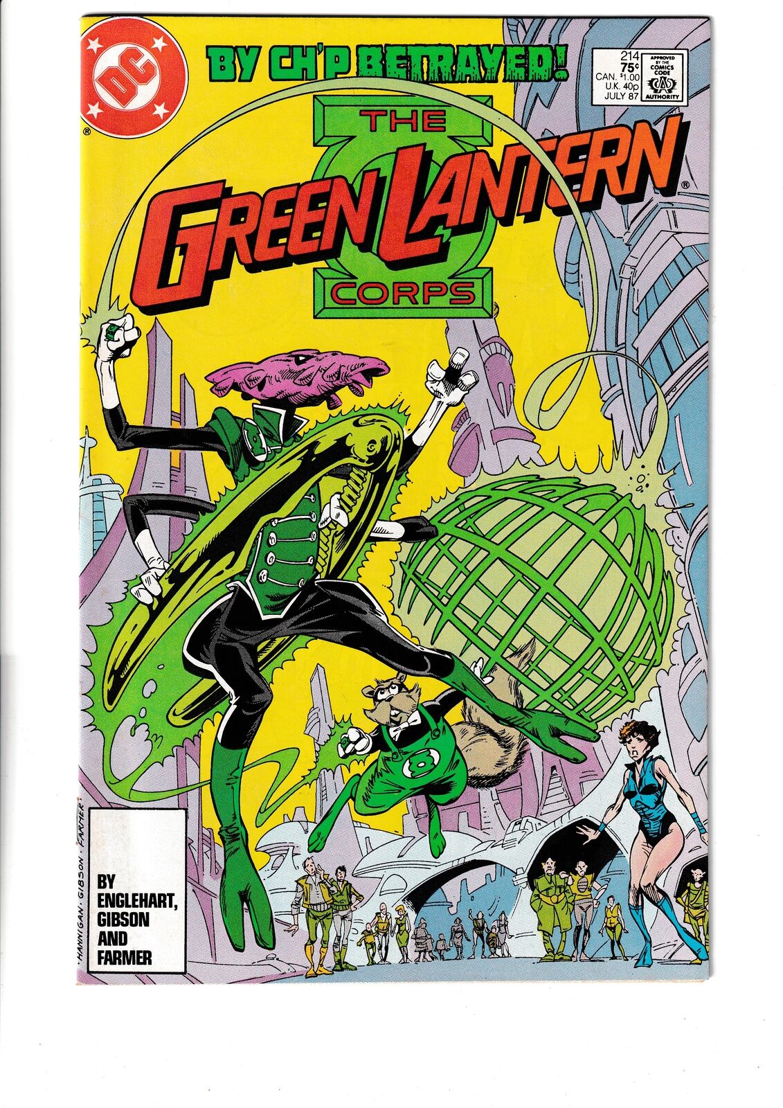 Green Lantern Corps #214 (1987) DC Comics