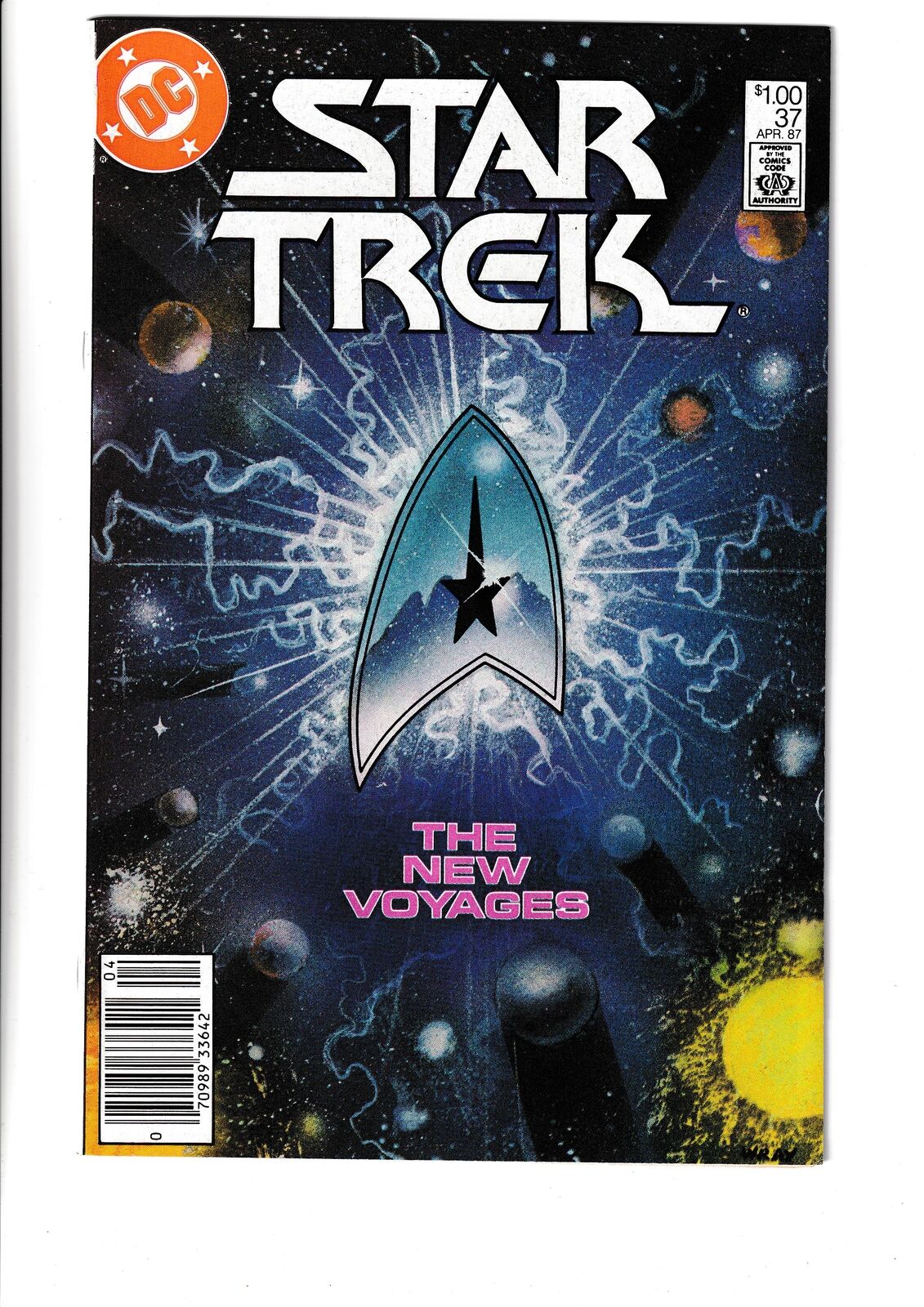 Star Trek #37 (1987) Canadian Newsstand DC Comics