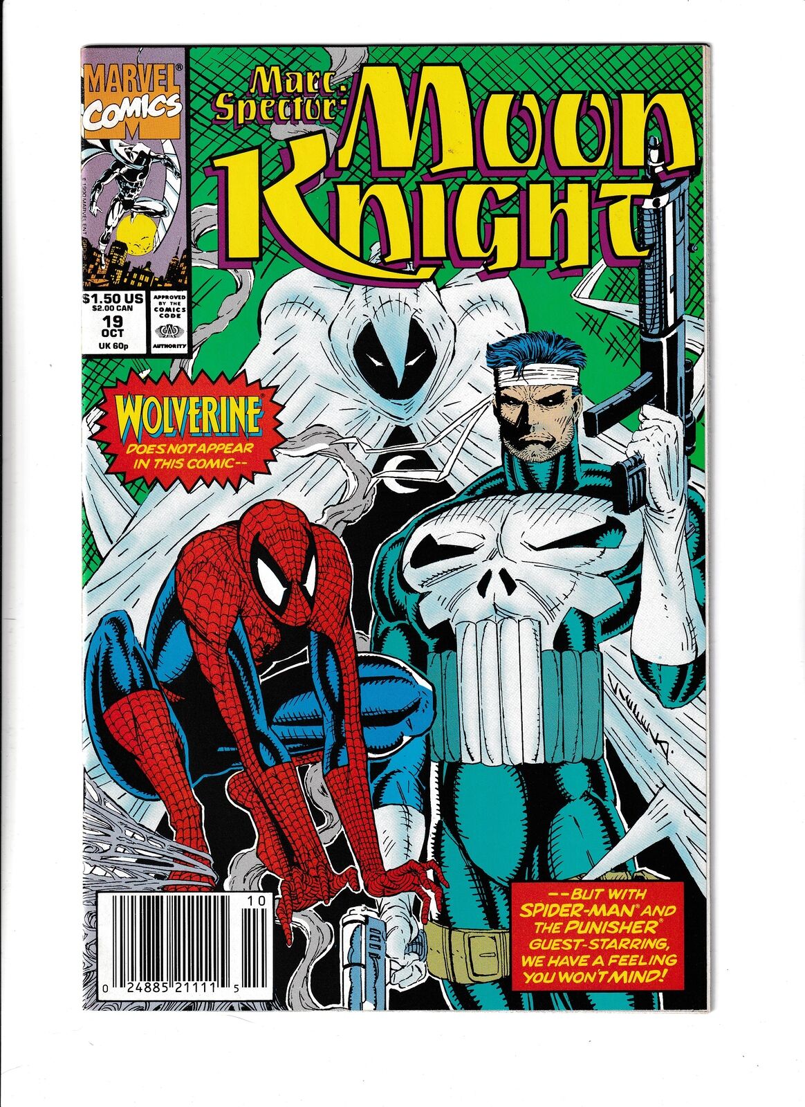 Marc Spector: Moon Knight #19 (1990) Marvel Comics