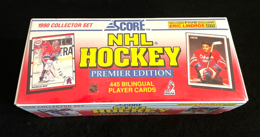 1990 Score NHL Hockey Factory Sealed Set Eric Lindros, Martin Brodeur, Jagr RC